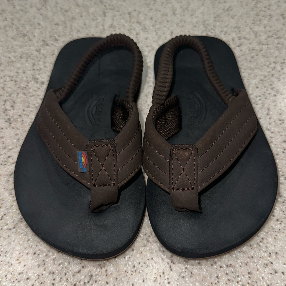 Rainbow Sandals Toddler size 7 - 8 (made in San Clemente, CA)